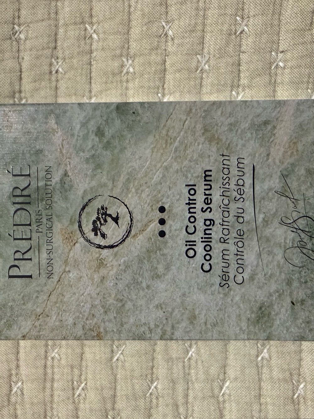 Predire Oil Control Cooling Serum - Neutral Gray Packaging
